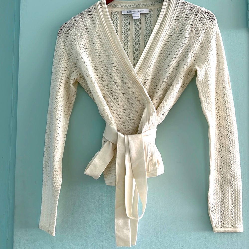 Classic Diane VonFurstenberg Wrap Sweater